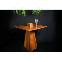 Aanch solid wood Dhokra Square table