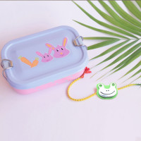 Kids Jungle Collection - Combo 2 - Frog Rakhi + Rabbit  LunchBox