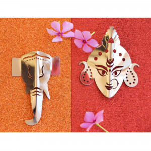 Durga & Ganesha Fridge Magnet