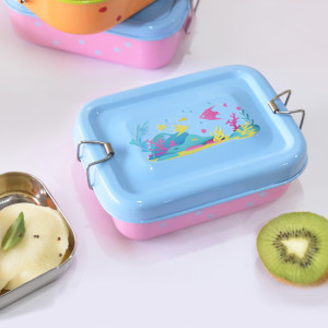 Fins Kids' Stainless Steel Lunch Box - Aqua